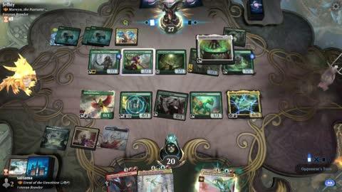 Watch MTG Arena Video Replay - Ureni of the Unwritten by saitama VS Marwyn, the Nurturer by Jefhty - Historic Brawl