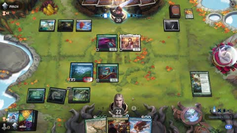 Watch MTG Arena Video Replay - Simic Midrange by utku VS Selesnya Aggro by Pif624 - Standard Ranked