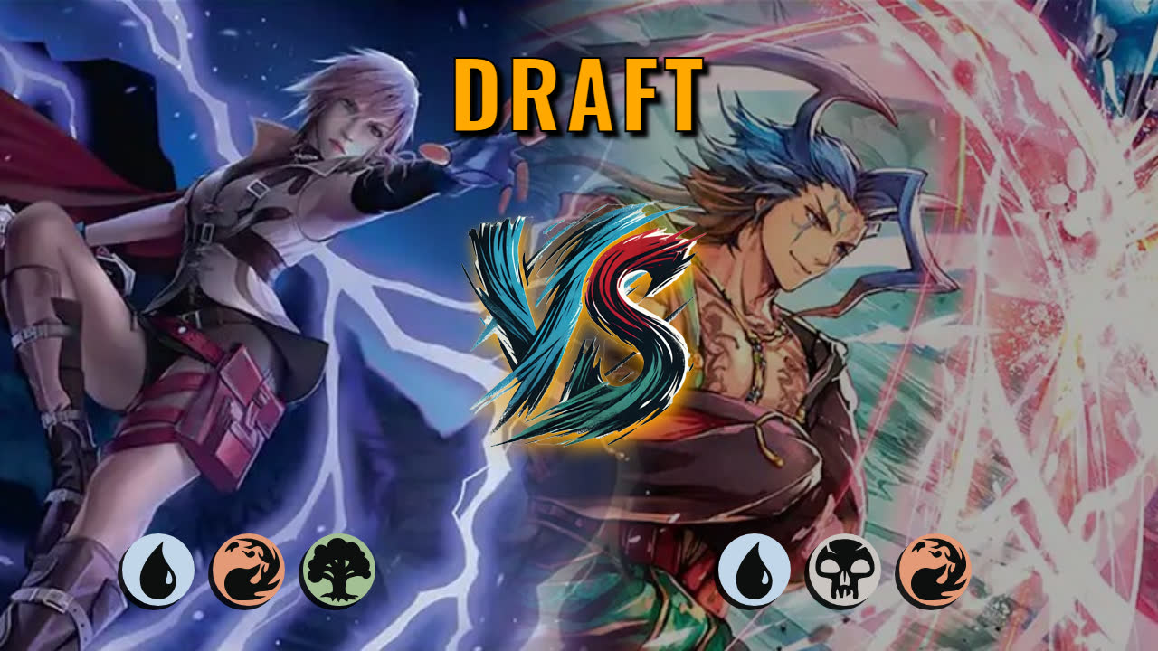 Watch MTG Arena Draft Video - Temur Midrange by DamienF16 VS Grixis Midrange by All The Lads - 455304