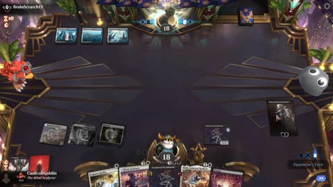 Watch MTG Arena Video Replay - Orzhov Midrange by CunicoliGoblin VS Azorius Midrange by BrainScratch13 - Traditional Historic Ranked