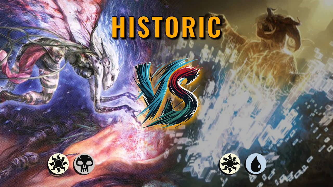 Watch MTG Arena Historic Video - Orzhov Midrange by CunicoliGoblin VS Azorius Midrange by BrainScratch13 - a3ec9e