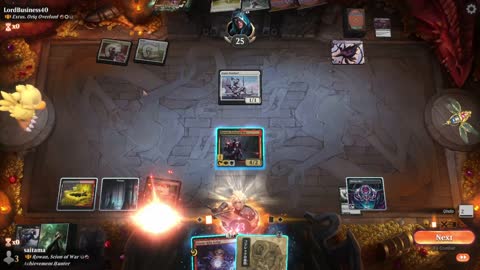 Watch MTG Arena Video Replay - Rowan, Scion of War by saitama VS Extus, Oriq Overlord by LordBusiness40 - Historic Brawl
