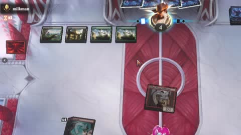 Watch MTG Arena Video Replay - Mono Red Aggro by GBThundaII VS Golgari Midrange by milkman - Standard Ranked