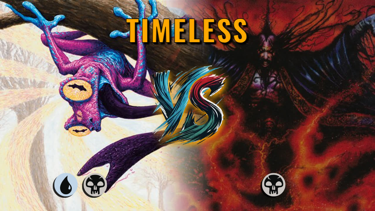 Watch MTG Arena Timeless Video - Dimir Midrange by saitama VS Mono Black Midrange by the_Frantic - 179eca