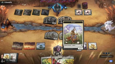 Watch MTG Arena Video Replay - Mono White Midrange by Namakai VS WUBG Midrange by ErhnamPH - Traditional Standard Ranked
