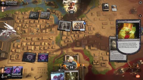 Watch MTG Arena Video Replay - Mono Black Midrange by Numbskull VS Orzhov Midrange by natchobvious - Traditional Pioneer Ranked