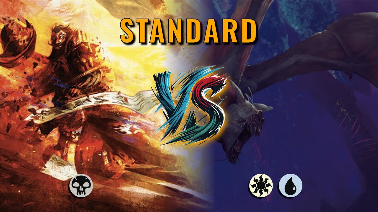 Watch MTG Arena Standard Video - Mono Black Aggro by Numbskull VS Azorius Control by nowa - 0538e6