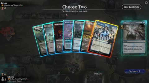 Watch MTG Arena Video Replay - Kefka, Court Mage by saitama VS Slimefoot and Squee by Jorton - Historic Brawl