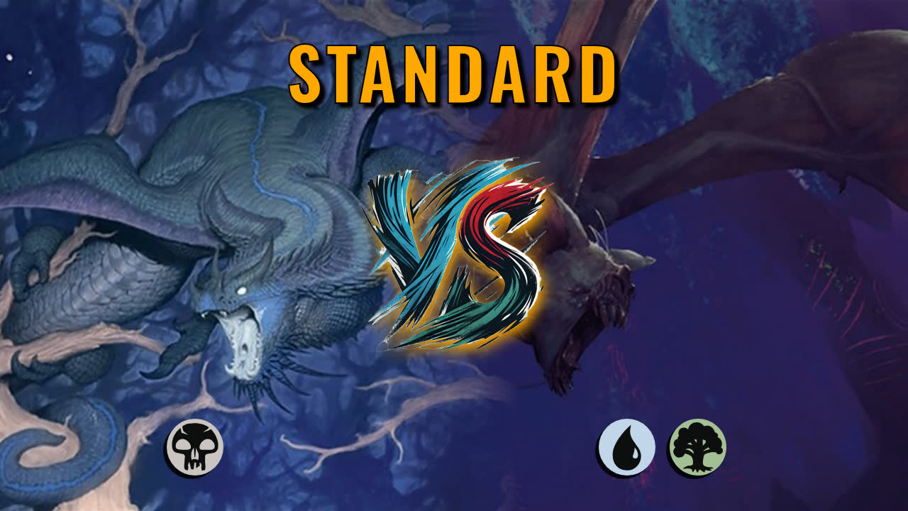 Watch MTG Arena Standard Video - Mono Black Aggro by Numbskull VS Simic Control by spencer.russo - 074386