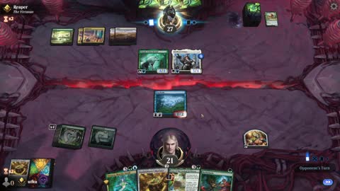 Watch MTG Arena Video Replay - Simic Midrange by utku VS Selesnya Aggro by Reaper - Standard Ranked