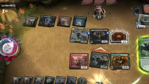 Watch MTG Arena Video Replay - Temur Midrange by HamHocksMTG VS Dimir Midrange by LevDevMTG - Explorer Play