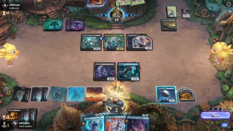 Watch MTG Arena Video Replay - Esper Midrange by saitama VS Golgari Midrange by Albican - Premier Draft