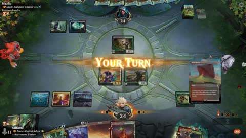 Watch MTG Arena Video Replay - Terra, Magical Adept by saitama VS Glarb, Calamity's Augur by Myzho - Historic Brawl