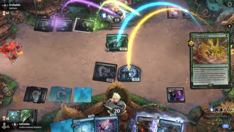 Watch MTG Arena Video Replay - Dimir Midrange by saitama VS Golgari Aggro by irohabit - Premier Draft