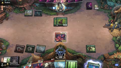 Watch MTG Arena Video Replay - Naya Midrange by DamienF16 VS Golgari Midrange by Draken - Traditional Standard Ranked