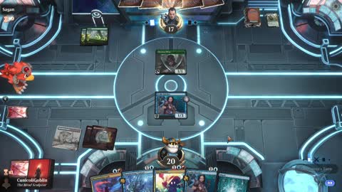 Watch MTG Arena Video Replay - Izzet Midrange by CunicoliGoblin VS Mono Green Aggro by Sagan - Alchemy Play