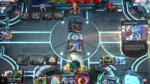 Watch MTG Arena Video Replay - Temur Cauldron by CunicoliGoblin VS Golgari Midrange by MarciZan - Standard Play