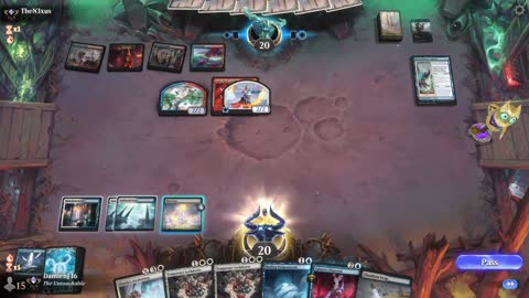 Watch MTG Arena Video Replay - Azorius Midrange by DamienF16 VS Izzet Aggro by TheN3xus - Standard Traditional Ranked
