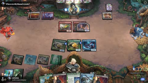 Watch MTG Arena Video Replay - Sultai Midrange by saitama VS Boros Aggro by WhereAreMyManaCrystals? - Premier Draft