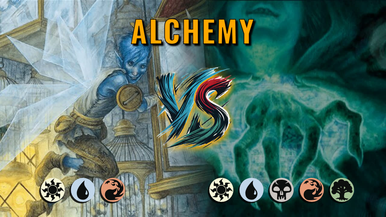 Watch MTG Arena Alchemy Video - Jeskai Midrange by CunicoliGoblin VS 5 Color Midrange by MagicSven - d1fe0d