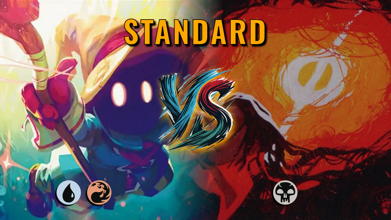 Watch MTG Arena Standard Video - Izzet Midrange by CunicoliGoblin VS Mono Black Midrange by Fontzhansen - 46fbba