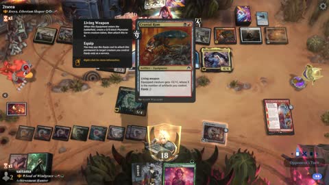 Watch MTG Arena Video Replay - A-Soul of Windgrace by saitama VS Breya, Etherium Shaper by 2tseea - Historic Brawl