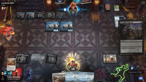 Watch MTG Arena Video Replay - Azorius Midrange by CunicoliGoblin VS Sultai Midrange by totomono1010 - Standard Play