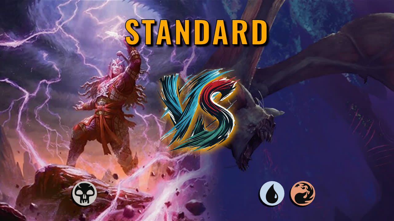 Watch MTG Arena Standard Video - Mono Black Aggro by Numbskull VS Izzet Midrange by Errerias Carlos - 1128c9