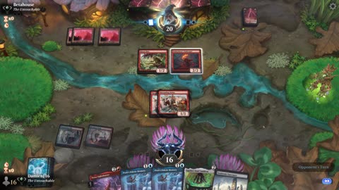 Watch MTG Arena Video Replay - Izzet Midrange by DamienF16 VS Mono Red Aggro by Betahouse - Traditional Standard Ranked