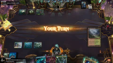 Watch MTG Arena Video Replay - Nashi, Illusion Gadgeteer by saitama VS Teval, Arbiter of Virtue by gfrleigh - Historic Brawl