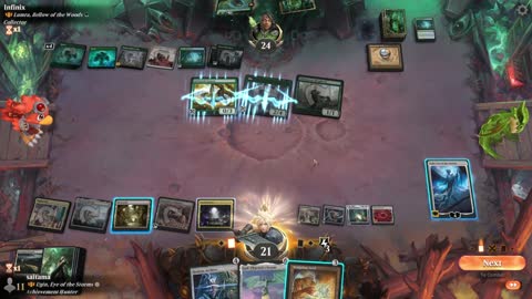Watch MTG Arena Video Replay - Ugin, Eye of the Storms by saitama VS Lumra, Bellow of the Woods by Infinix - Historic Brawl