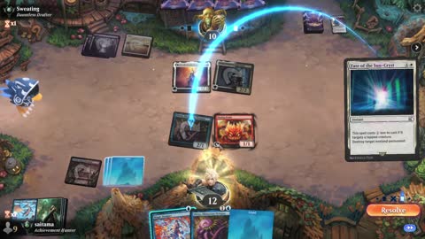 Watch MTG Arena Video Replay - Grixis Aggro by saitama VS Orzhov Aggro by Sweating - Premier Draft