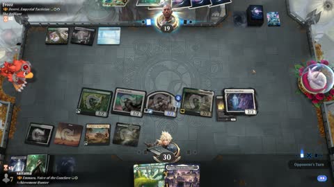 Watch MTG Arena Video Replay - Emmara, Voice of the Conclave by saitama VS Derevi, Empyrial Tactician by Frozz - Historic Brawl