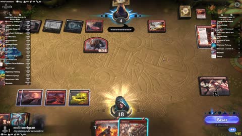 Watch MTG Arena Video Replay - Rakdos Aggro by molituselgran VS Rakdos Midrange by ruinth - Pioneer Play