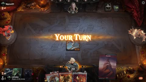 Watch MTG Arena Video Replay - Mono Red Midrange by saitama VS Orzhov Midrange by BigAxe89 - Timeless Ranked