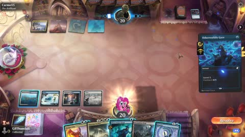 Watch MTG Arena Video Replay - Azorius Control by GBThundaII VS Jeskai Midrange by Carmo55 - Historic Play