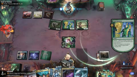Watch MTG Arena Video Replay - Derevi, Empyrial Tactician by saitama VS Jetmir, Nexus of Revels by God of Arena - Historic Brawl