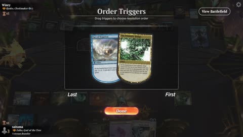 Watch MTG Arena Video Replay - Esika, God of the Tree // The Prismatic Bridge by saitama VS Rusko, Clockmaker by Winry - Historic Brawl