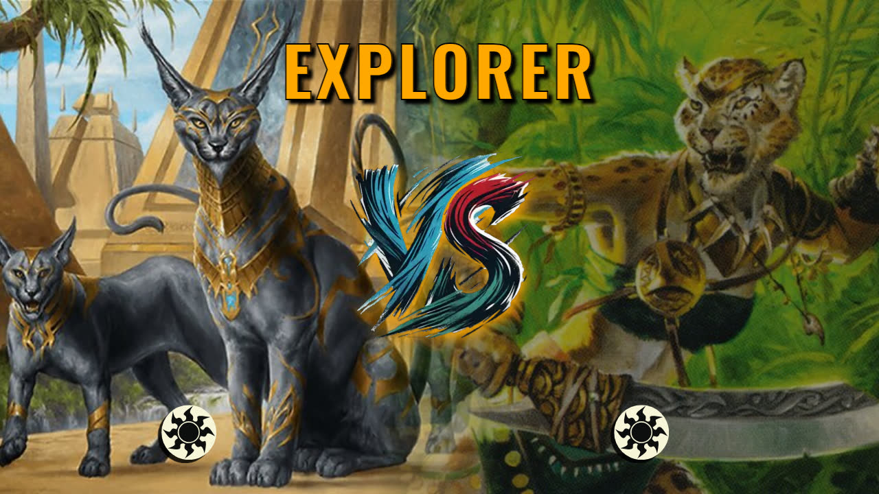 Watch MTG Arena Explorer Video - Mono White Aggro by Khat VS Mono White Aggro by TXzombie Hunter - 67d340