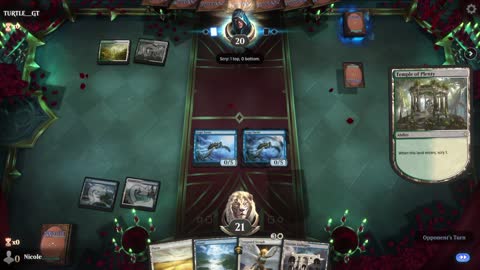 Watch MTG Arena Video Replay - Azorius Midrange by Nicole VS Selesnya Aggro by TURTLE__GT - Explorer Play