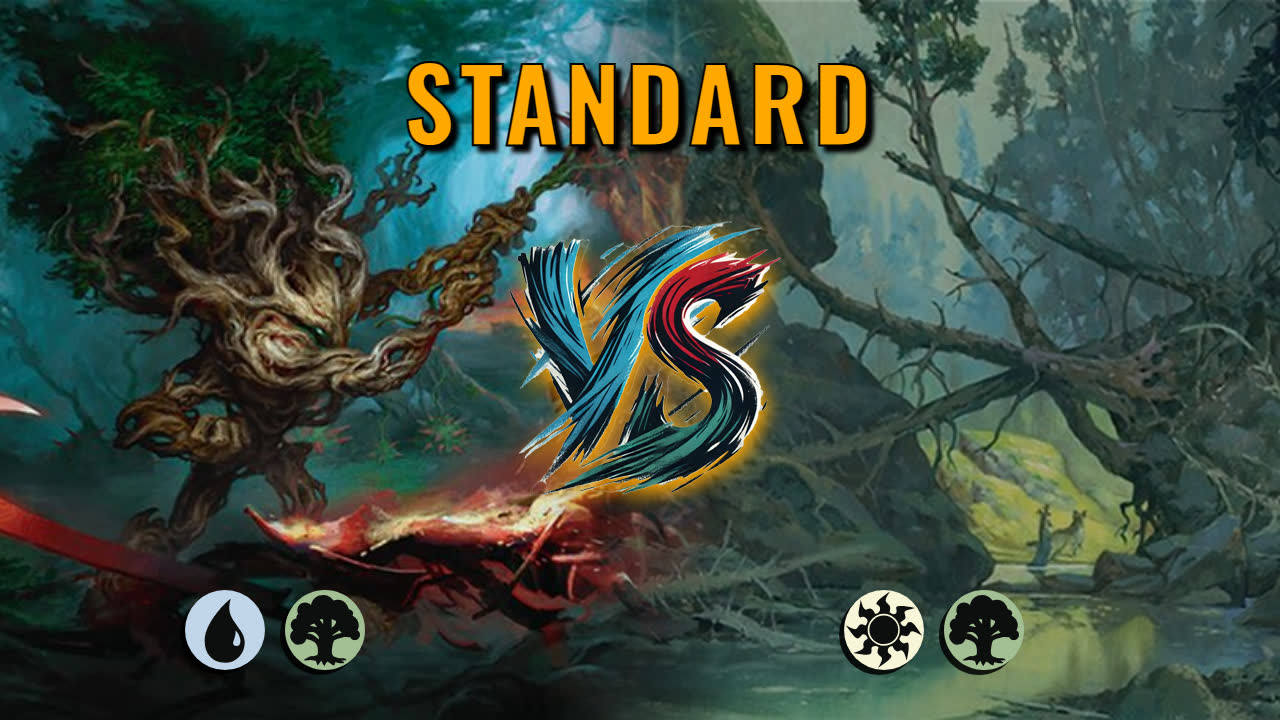 Watch MTG Arena Standard Video - Simic Midrange by utku VS Selesnya Midrange by allhailmelon - 6d696f