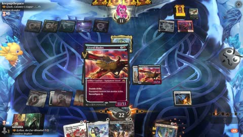 Watch MTG Arena Video Replay - Kellan, the Fae-Blooded // Birthright Boon by saitama VS Glarb, Calamity's Augur by keepupthepace - Historic Brawl