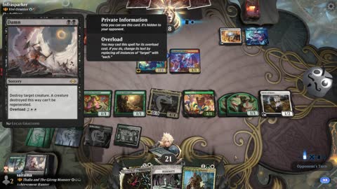 Watch MTG Arena Video Replay - Thalia and The Gitrog Monster by saitama VS Vivi Ornitier by Infrasparker - Historic Brawl