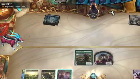 Watch MTG Arena Video Replay - Thalia and The Gitrog Monster by saitama VS Valgavoth, Terror Eater by Insight47 - Historic Brawl