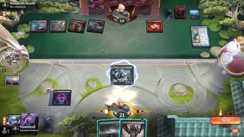 Watch MTG Arena Video Replay - Mono Black Midrange by Numbskull VS Izzet Control by DumpInMyMouth - Traditional Pioneer Ranked