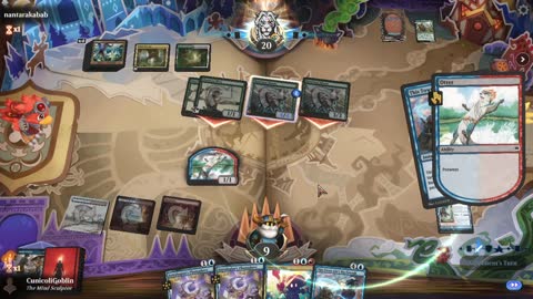Watch MTG Arena Video Replay - Izzet Midrange by CunicoliGoblin VS Mono Green Aggro by nantarakabab - Alchemy Play
