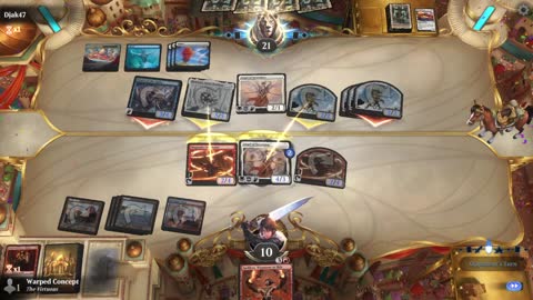 Watch MTG Arena Video Replay - Jeskai Midrange by Warped Concept VS Azorius Midrange by Djak47 - Chromatic Cube Draft