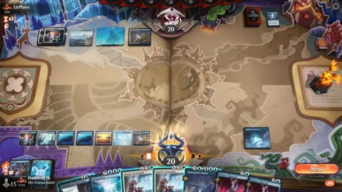 Watch MTG Arena Video Replay - Azorius Midrange by DamienF16 VS Azorius Midrange by LitPlays - Traditional Standard Ranked