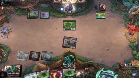 Watch MTG Arena Video Replay - Temur Cauldron by CunicoliGoblin VS Selesnya Aggro by afls - Standard Play