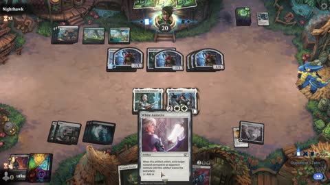 Watch MTG Arena Video Replay - Orzhov Midrange by utku VS Selesnya Midrange by Nighthawk - Jump In